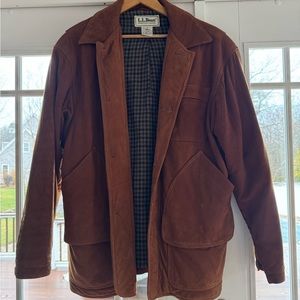 LL Bean Vintage Suede Coat